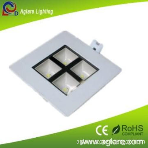 2013Newly design spray matte white square LED Downlight